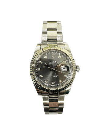 Rolex Datejust II 116334 Slate Diamond Dial Apr 2014